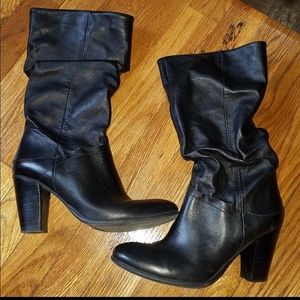 Steve Madden Black Boots 7.5